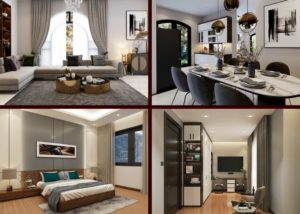 thiết kế nội thất biệt thự 250m2