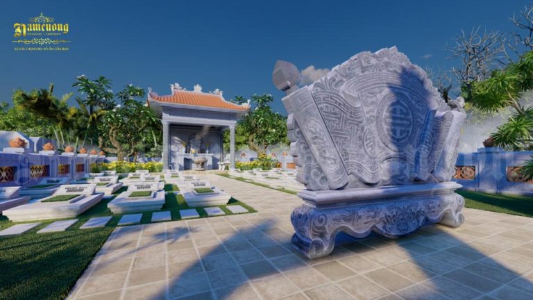 thiết kế lăng mộ gia đình
