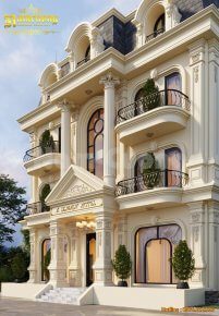 Mẫu khách sạn 3 tầng hầm thơ mộng tại thành phố