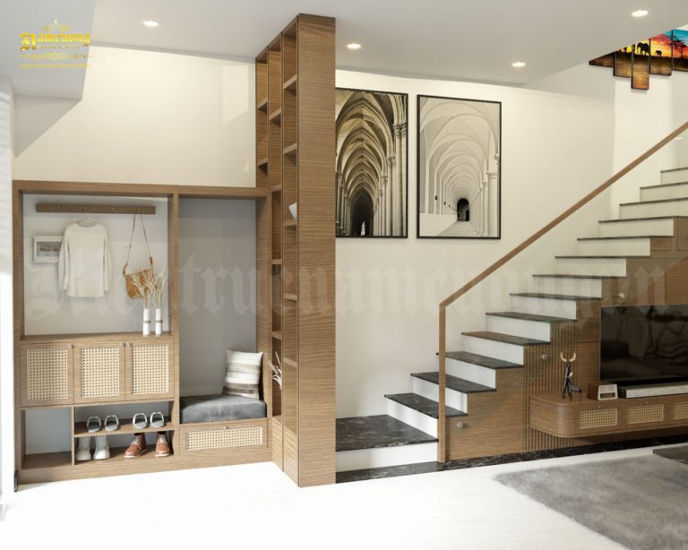 Thiết kế nhà phố 3 tầng 50m2