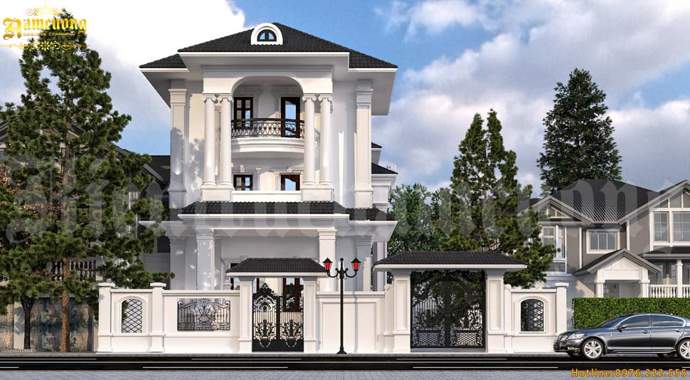 Biệt thự phố 2 mặt tiền rộng 9m