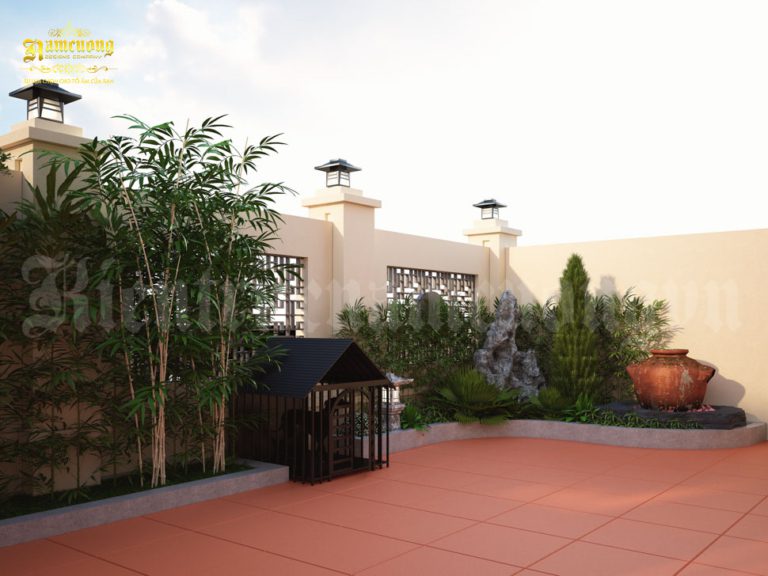 thiết kế biệt thự 3 tầng 5 phòng ngủ