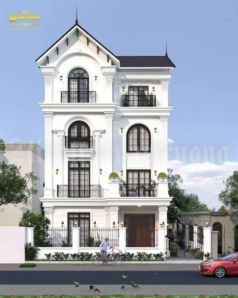Biệt thự 4 tầng 130m2 có sân vườn siêu đẹp
