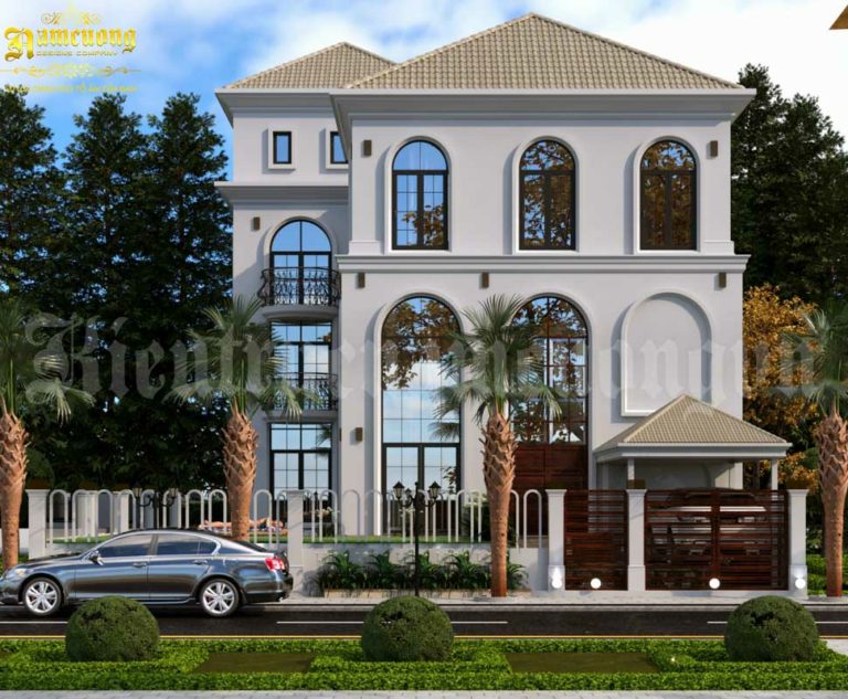 biệt thự địa trung hải đơn giản