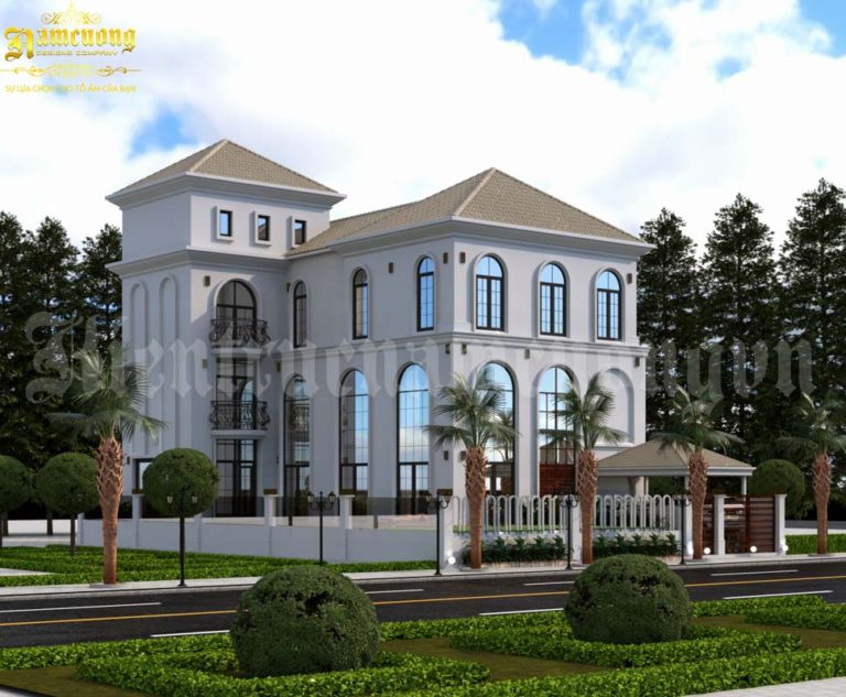 biệt thự địa trung hải đơn giản
