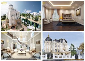 Biệt thự lâu đài 4 tầng