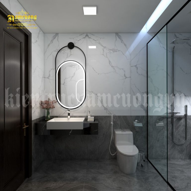 Thiết kế nội thất nhà phố 2 tầng 80m2 hiện đại