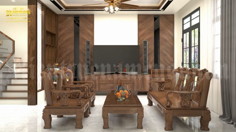thiết kế nội thất nhà phố 5x10m