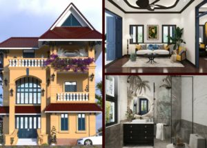 biệt thự phong cách Đông Dương