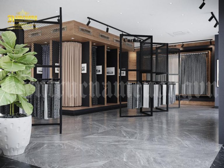 Mẫu thiết kế showroom rèm hiện đại tại Hải Phòn