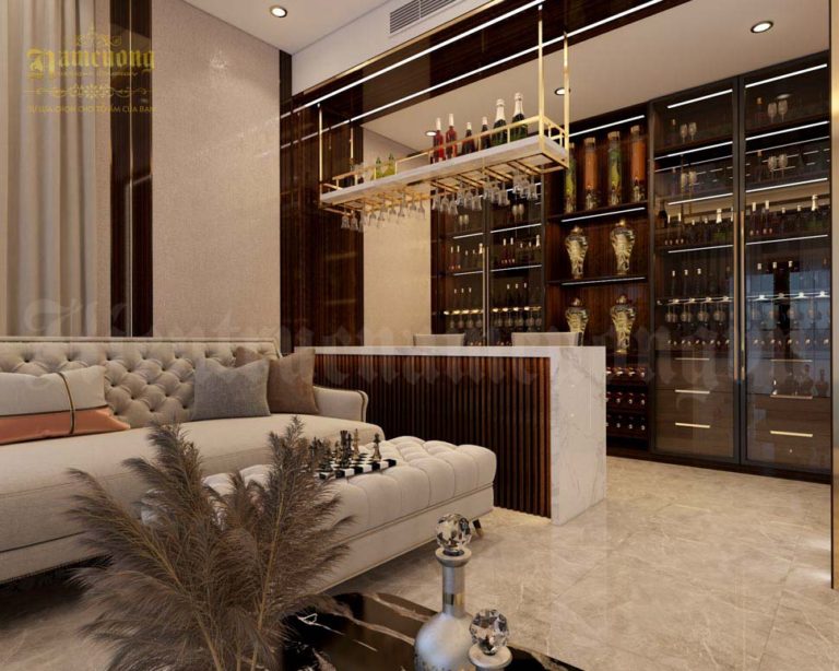 thiết kế nội thất biệt thự 4 tầng