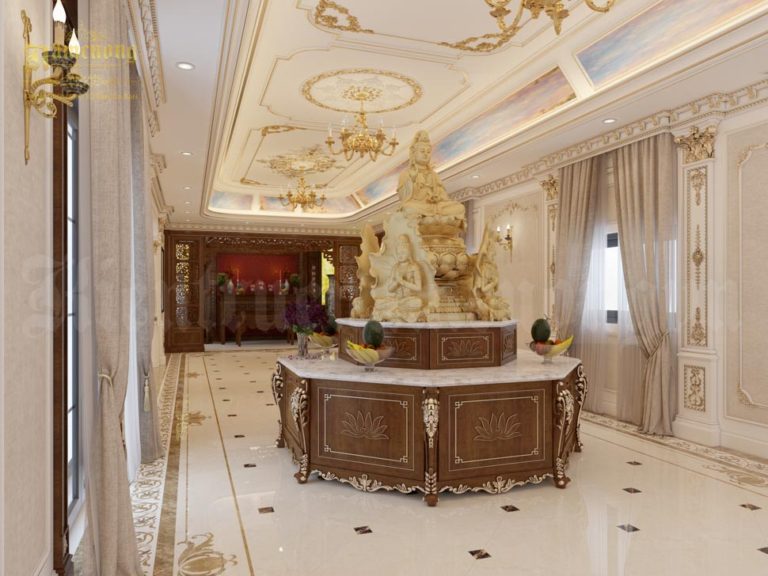 thiết kế nội thất biệt thự 4 tầng