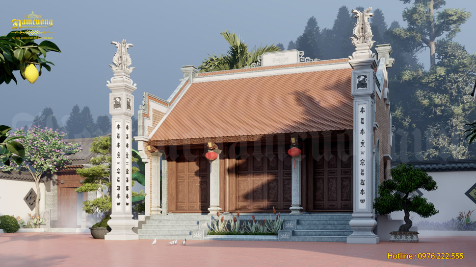 Mẫu thiết kế nhà thờ họ tại Kiến Trúc Nam Cường