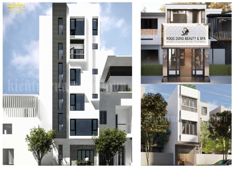 Thiết kế nhà phố không ban công