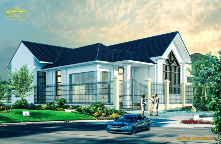 Biệt thự một tầng có 3 phòng ngủ