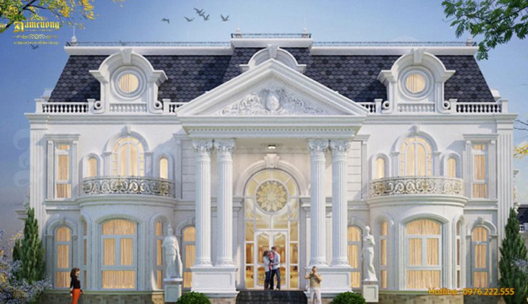 Biệt thự mái mansard 1 tầng