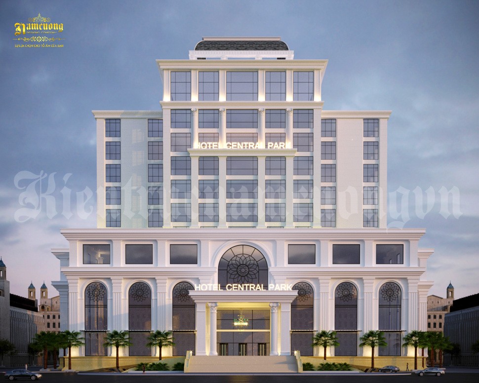 Mẫu thiết kế khách sạn tại Kiến Trúc Nam Cường