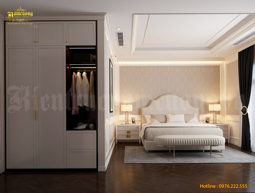 Mẫu thiết kế phòng ngủ tại Kiến Trúc Nam Cường