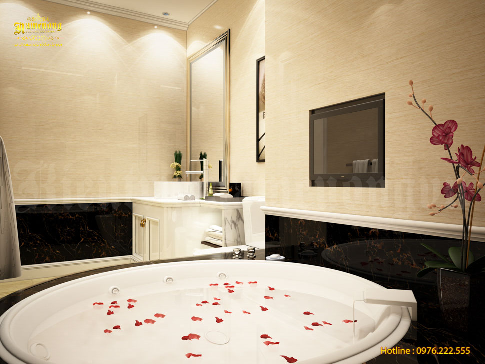 Mẫu thiết kế phòng tắm tại Kiến Trúc Nam Cường