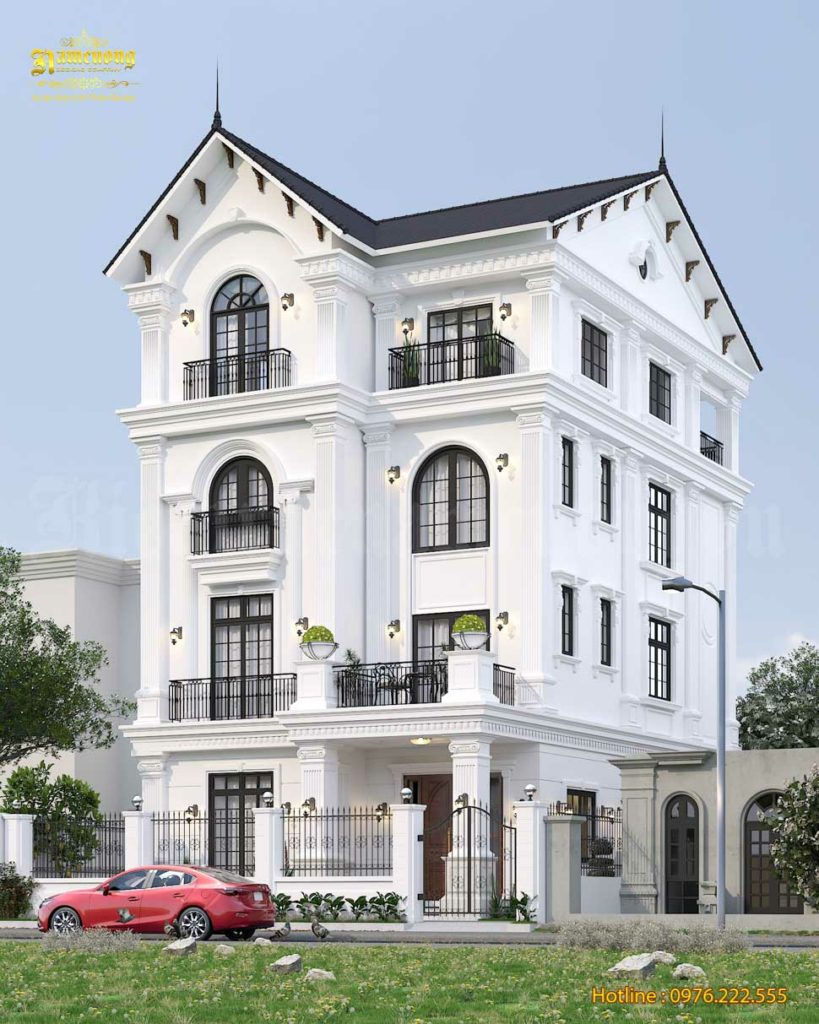 Mẫu thiết kế biệt thự đơn lập tại Kiến Trúc Nam Cường