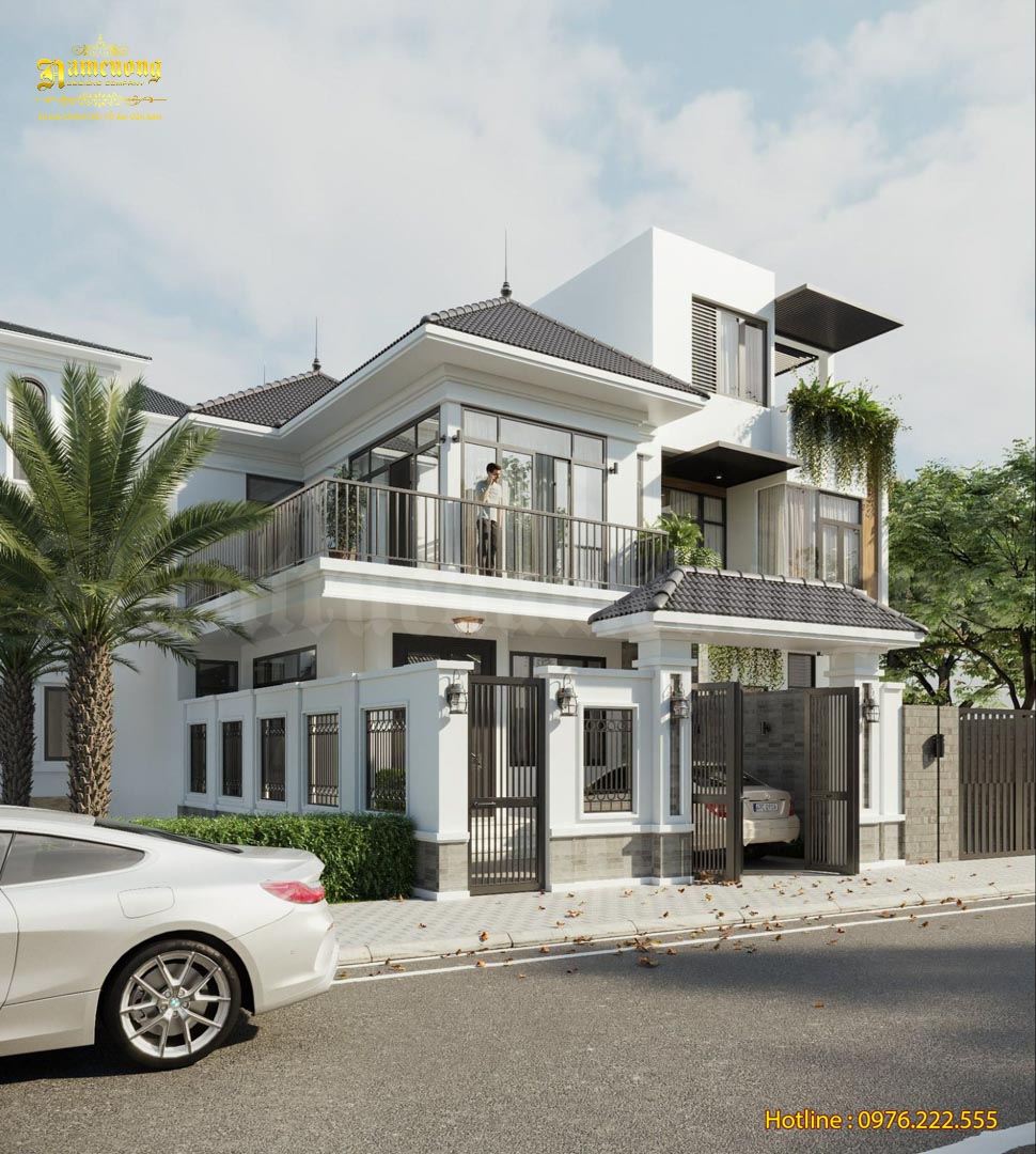 Biệt thự hiện đại mái nhật