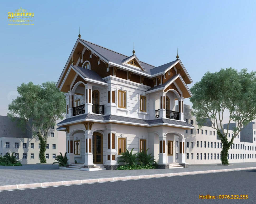 Mẫu thiết kế biệt thự mini tại Kiến Trúc Nam Cường