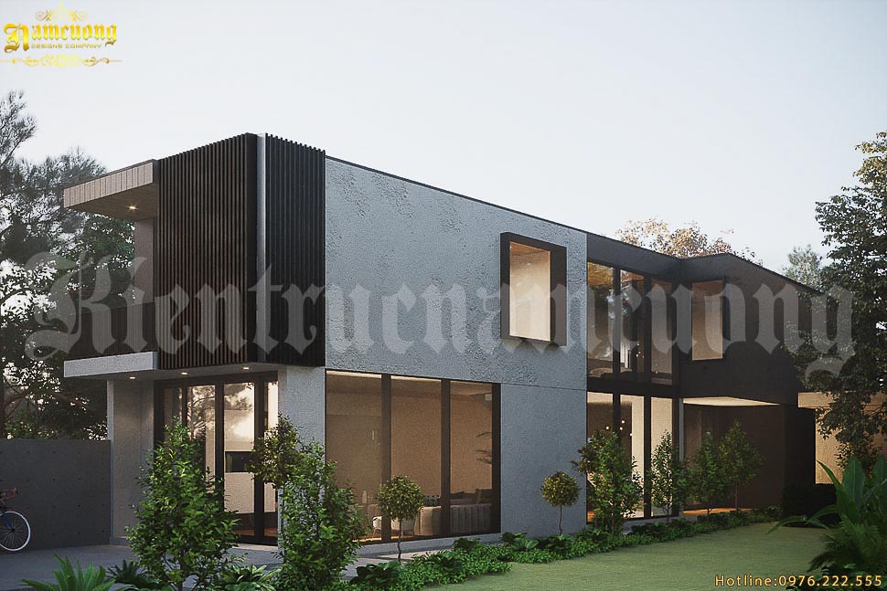 Thiết kế biệt thự mini hiện đại