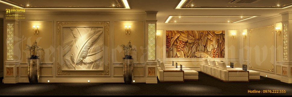 Thiết kế phòng khách spa của Kiến Trúc Nam Cường