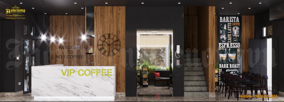 Thiết kế kết hợp nhà ở và kinh doanh quán cafe tạo thuận lợi cho việc quản lý và điều hành