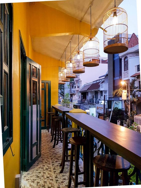 Mẫu thiết kế quán cafe mang đậm nét đẹp Hội An lãng mạn