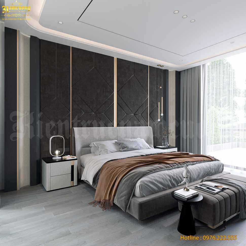 Phòng ngủ hiện đại mang vẻ đẹp thanh lịch và tinh tế