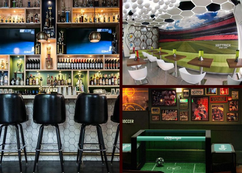 8 Thiết kế quán cafe bóng đá ghi điểm tuyệt đối với khách hàng