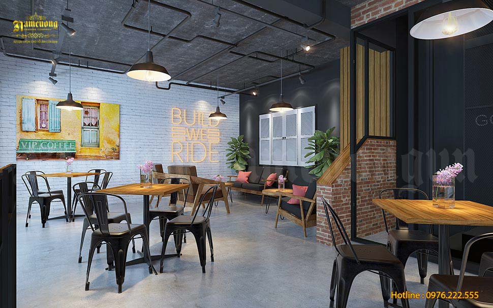 Đầu tư thiết kế quán cafe đẹp tại Đà Nẵng là giải pháp hiệu quả giúp thu hút khách hàng