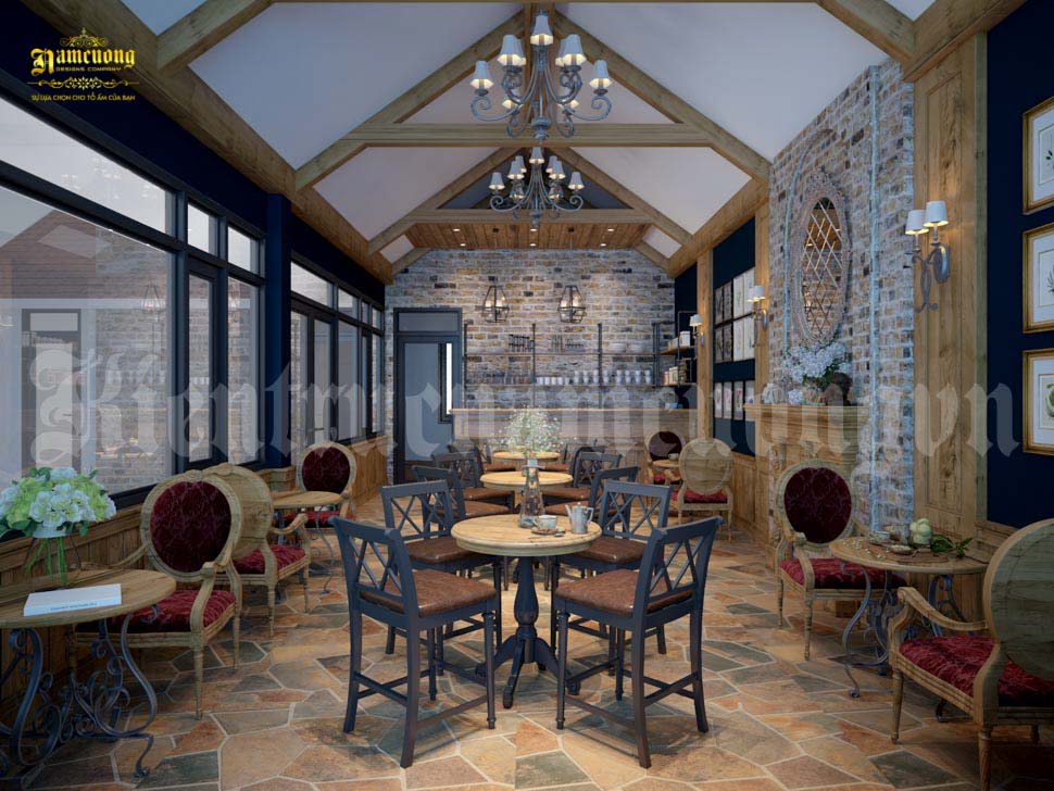 Mẫu thiết kế quán cafe phong cách vintage gây thương nhớ cho khách hàng
