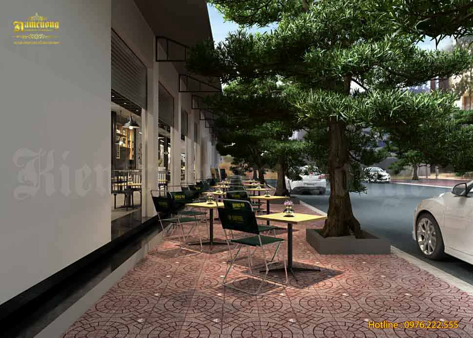 Mô hình quán cafe đường phố - địa điểm thư giãn, giải trí lý tưởng được nhiều khách hàng yêu thích