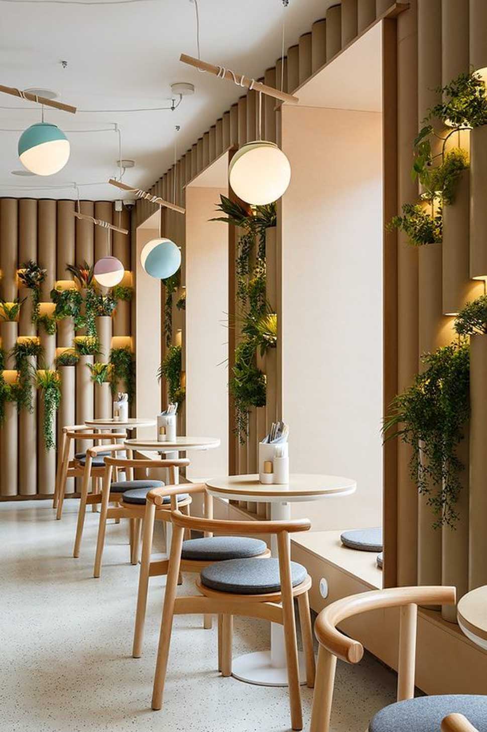 Không gian độc đáo và ấn tượng trong quán cafe phong cách Hàn Quốc