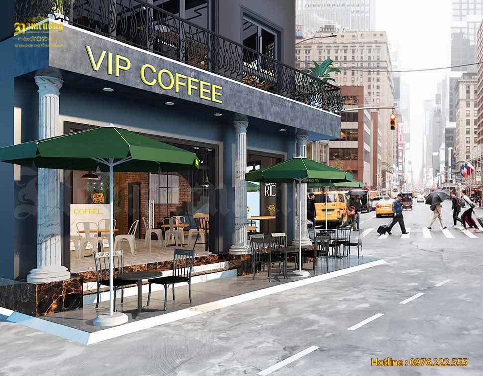 Hình ảnh bản vẽ thiết kế quán cafe