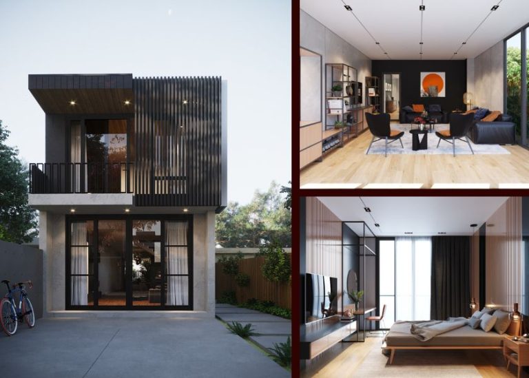 Biệt thự hiện đại 2 tầng