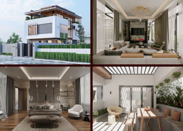 Biệt thự hiện đại 3 tầng