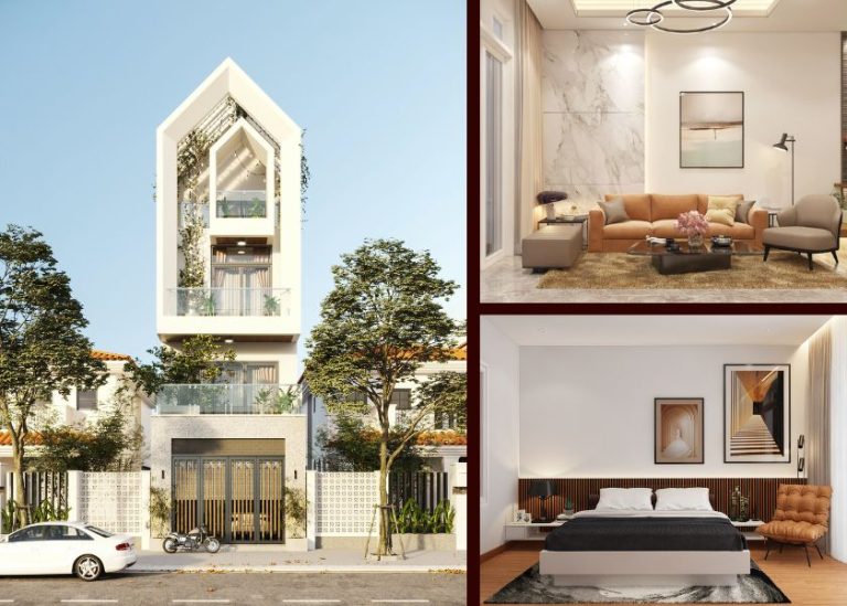 nhà phố hiện đại 4 tầng