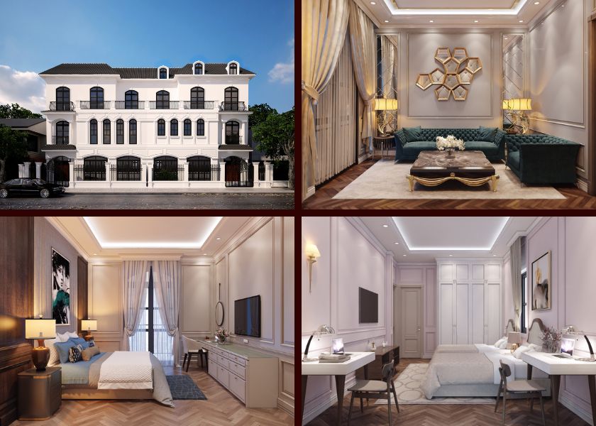 Biệt thự vinhomes tân cổ điển