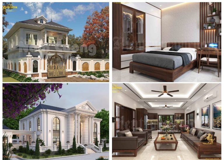 Mẫu biệt thự nhà vườn 2 tầng