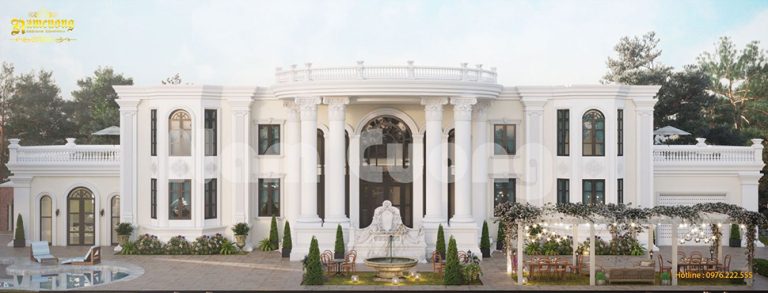 Thiết kế sân vườn biệt thự hiện đại