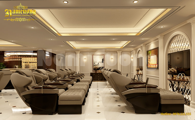 Phòng massage chân sang trọng