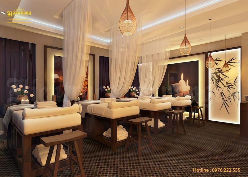 Phòng massage theo phong cách Nhật Bản