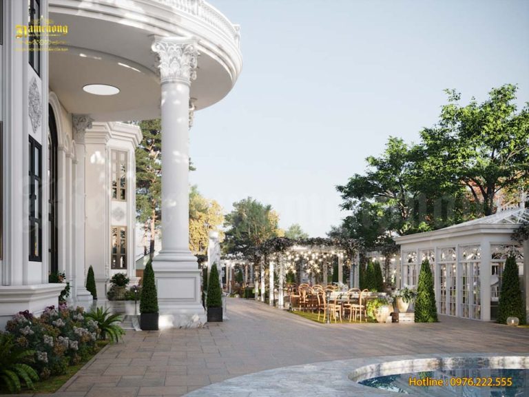 Thiết kế quán cà phê sân vườn