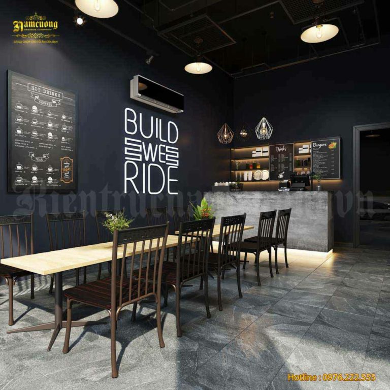 thiết kế quán cà phê
