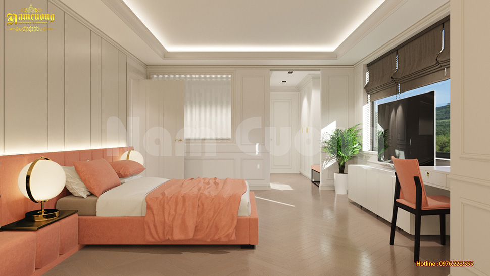 Màu sắc không gian phòng ngủ