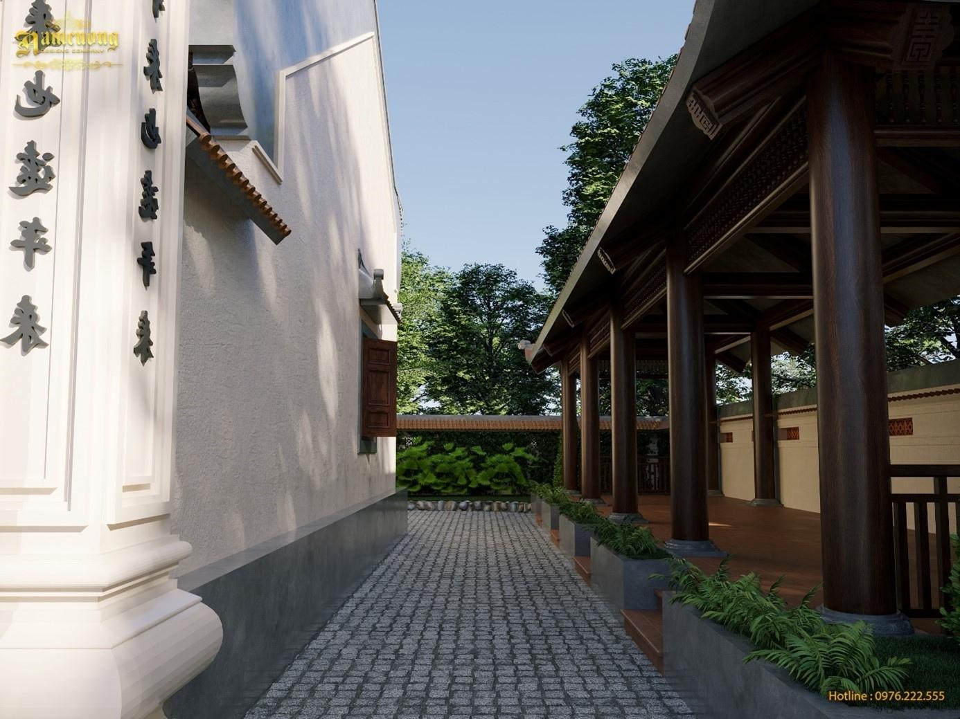 Thiết kế nhà thờ họ cổ truyền