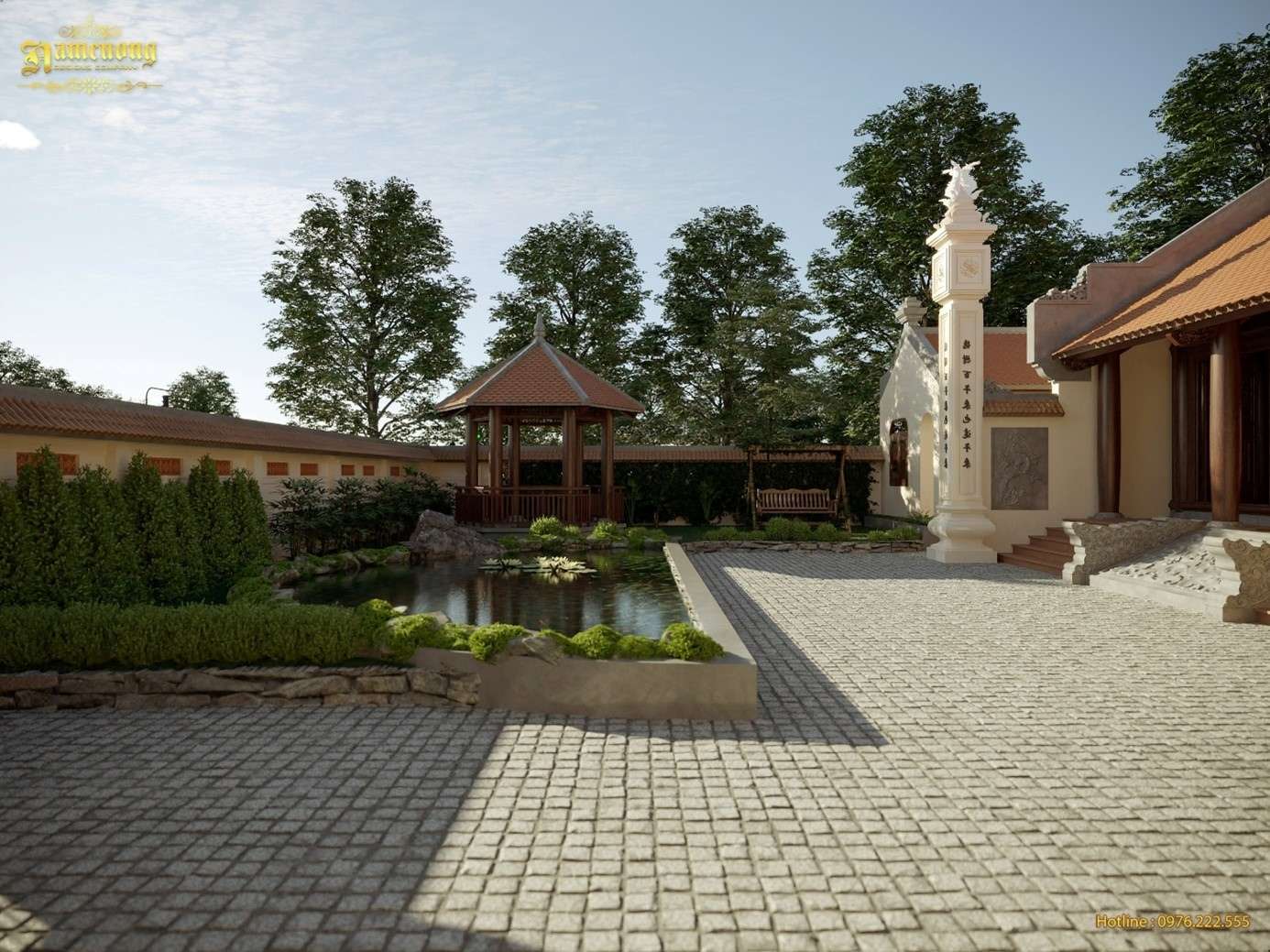 Thiết kế nhà thờ họ cổ truyền đẹp